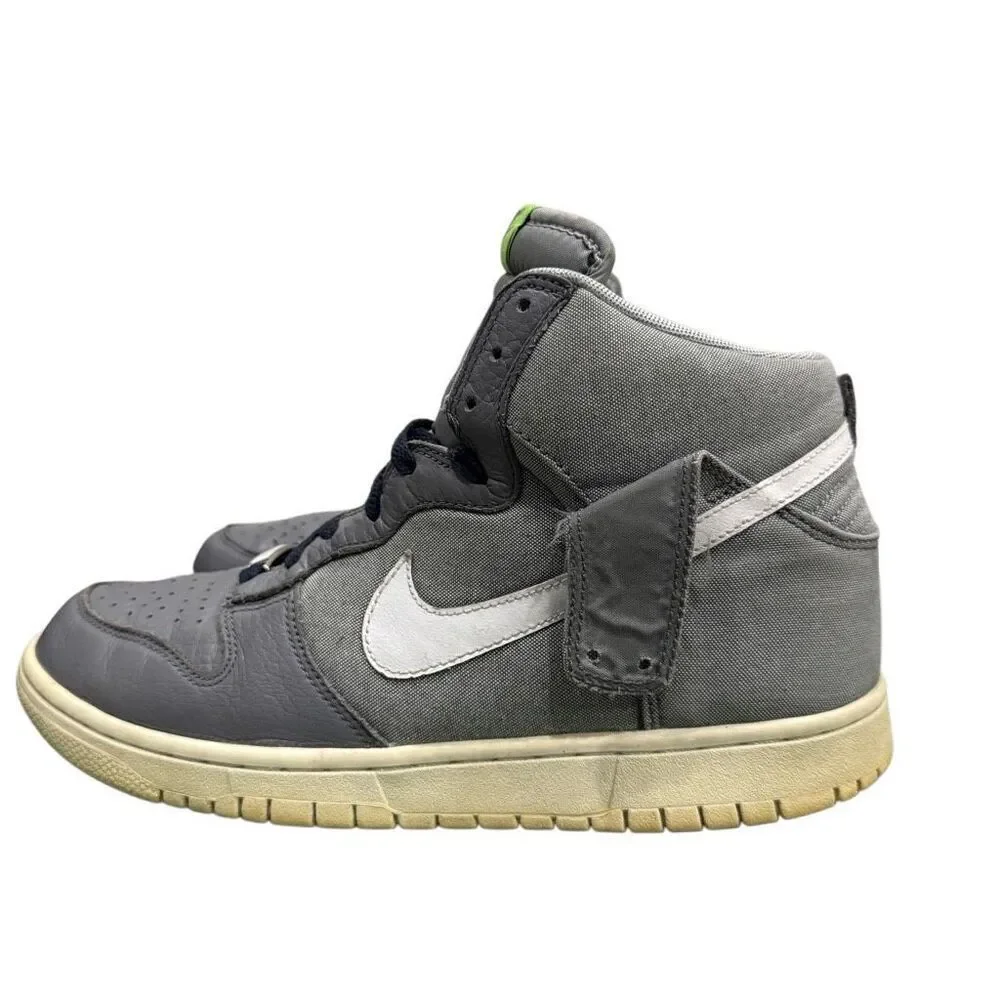 2012 Nike Dunk High Sneaker Wolf Grey/White-Cool Grey - Size 9 (317982-045)